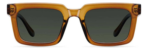 Lentes De Sol Meller - Taleh Mustard Olive Color de la lente Verde oscuro Color de la varilla Mostaza Color del armazón Mostaza