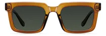 Comprar Lentes De Sol Meller - Taleh Mustard Olive Color de la lente Verde oscuro Color de la varilla Mostaza Color del armazón Mostaza