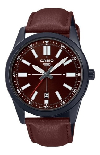 Reloj  Casio Mtp Vd02bl 5e Para Hombre Cuero Original