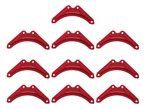 Hoja De Fijación De Refuerzo Para Escalera , Soporte Rojo