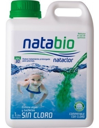 Natabio Nataclor 1 Lt Alguicida Antimicrobiano Cloro 30 Dias