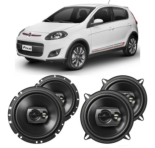 Falante Fiat Palio G5 2012 A 2020 200w Rms Automotivo