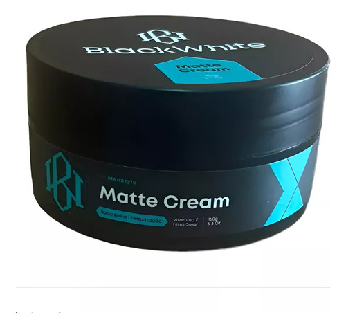 Creme Modelador Matte Cream 150g Men Style - Black White
