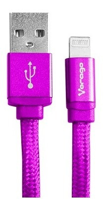 Cable Lightning Para iPhone 5 6 Usb Metal Vorago Cab-119 /a