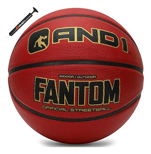 And1 Fantom - Balón De Baloncesto De Goma: Tamaño