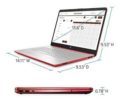 Laptop HP Pavilion 15.6'' Intel Quad-core 16GB 1TB -rojo