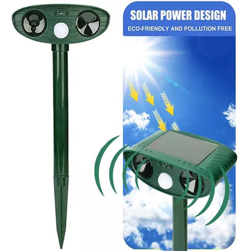 Espanta Gato Telhado Para Repelente Cobras Eletrônico Solar