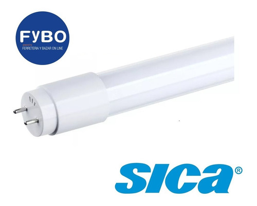 Tubo Led 18w Sica Vidrio L Fria Equivalent 40w Directo 220 V