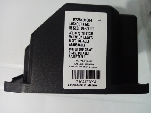 R7284 Control Para Quemador Honeywell Caldera