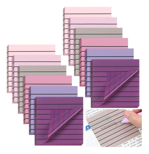 Sticky Notes Linder, 24 Unidades, 720 Hojas, 7,6 X 7,6 Cm, T