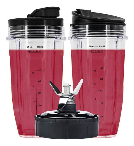 Vasos De 24 Oz Compatibles Con La Batidora Nutri Auto Iq Ser