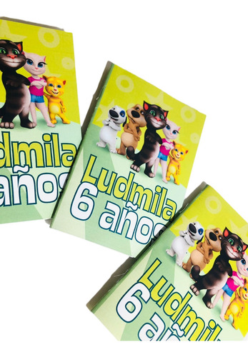 Libritos Para Colorear Personalizados X 20 Talking Tom
