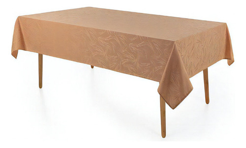 Toalha Mesa Retangular 12 Lugares Sempre Limpa Urban Salmao