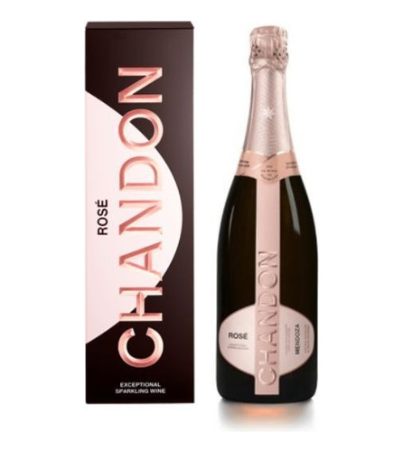 Champagne Chandon Rosé 750ml + Estuche
