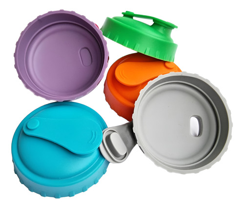 Tapas Silicona Reutilizable Para Latas Bebidas Universal X2