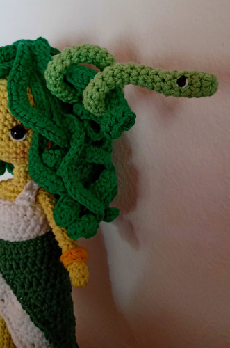 Muñeca Medusa Amigurumi Crochet
