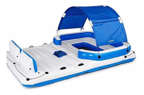 Isla Grande Inflable Salvavidas Bote 6 Personas Divertido!