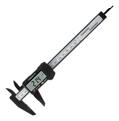 Pantalla Vernier Caliper De 150 Mm (pulgadas/lcd Métrica) En