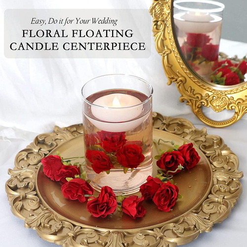 Velas Flutuantes - Vela De Água Com Luz Branca Quente,