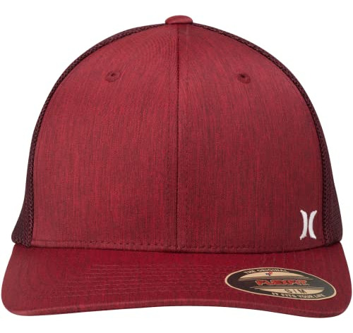 Hurley Men's Hat - Mini Icon Mesh Fitted Trucker Cap, Talla