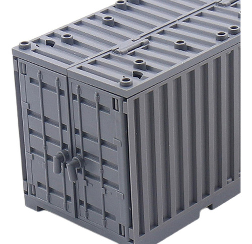 Bloques De Contenedores Caja De Ladrillos Figuras De Gris
