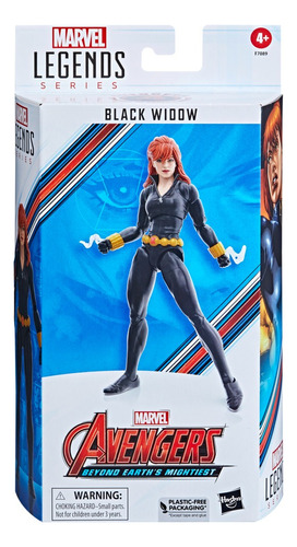 Figura De Acción Marvel Legends Series Black Widow +3