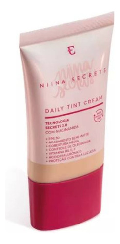 Base Líquida Facial Niina Secrets Eudora 25ml Tint Cream