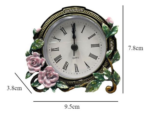 Reloj De Escritorio Pequeño Europeo, Reloj De Mesa Con