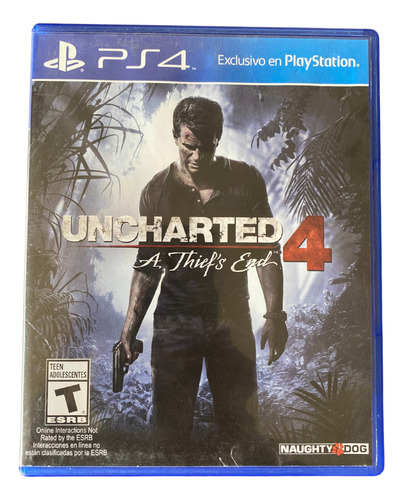 Uncharted 4: A Thief's End  Standard Edition Ps4 Físico