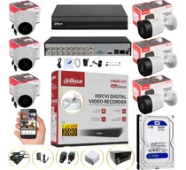 Comprar Cámaras De Seguridad Kit Cctv 1080p Dahua Dvr 16ch+6 Cámaras