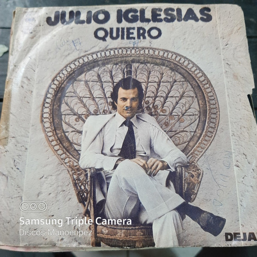 Simple Sobre Julio Iglesias Quiero Cbs C14