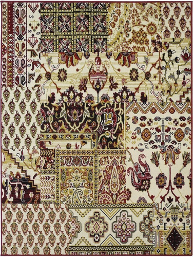 Tapete Herat Classico Patchwork 100x150 Cm 1x1,5m São Carlos