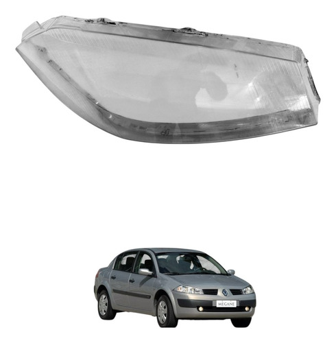 Lente Farol Direito Renault Megane 2006 A 2012