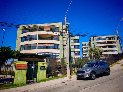 Amplio Depto. Quilpué Barrio Consolidado 3d+2b+1bo+1est