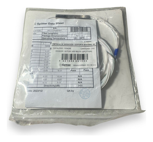 Cormac Divisor/splitter 1x8 Fosc 450 B6-p-f
