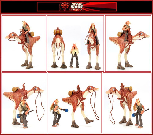 Star Wars Kaadu & Jar Jar Binks Tpm Swargento!