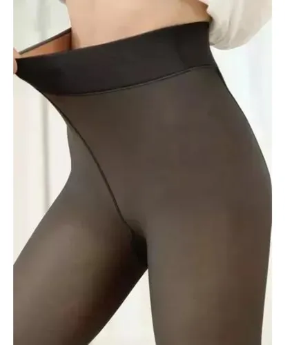 Calza Efecto Piel Mujer Invierno Forro Piel