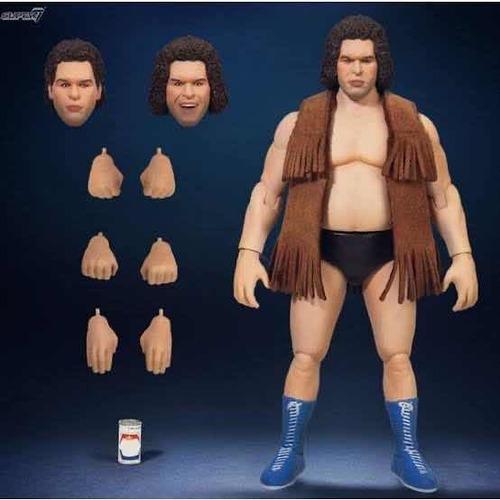 Andre Giant Hall Of Fame Wwe Super7 Ultimates Hulk Hogan