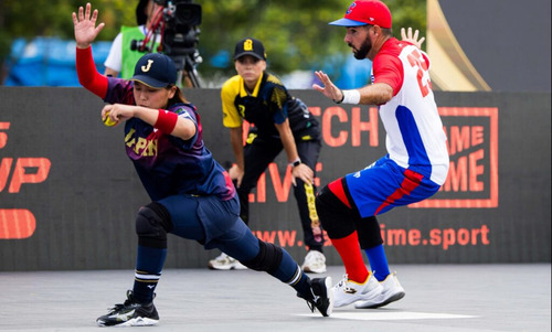 Set De Pelotica De Goma 2 Pelotas 4 Bases Baseball5 Oficial