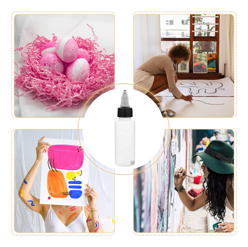 1 Juego De 6 Botellas Goteadoras Para Subembotellar Pintura,