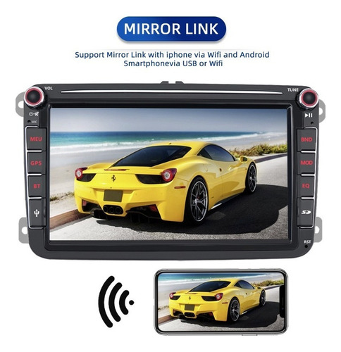 Aparelho De Som Automotivo Para Vw Amarok Jetta Mk6 Passat
