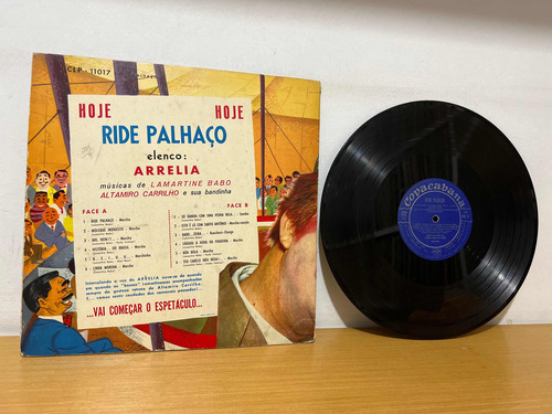 Lp Ride Palhaço Com Arrelia Interpretando Lamartine Babo (Usado)
