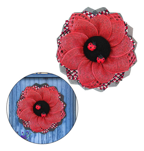 Guirnalda Floral Artificial Corona Puerta Decoración Del