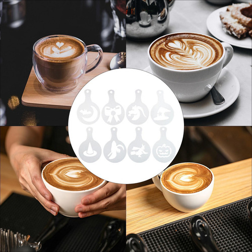 Juego De Moldes Para Tirar Café Plantillas De Dibujo Para Ar