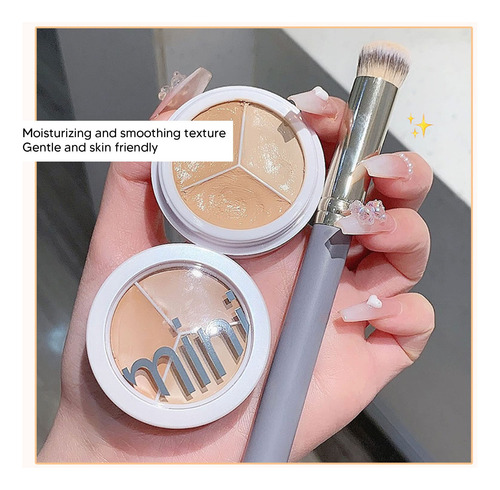 Face Fix Corrector, 3 Colores Crema Correctora A Prueba De
