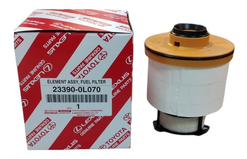 Imagen 1 de 7 de Filtro Combustible Original Toyota Hilux 2016/21