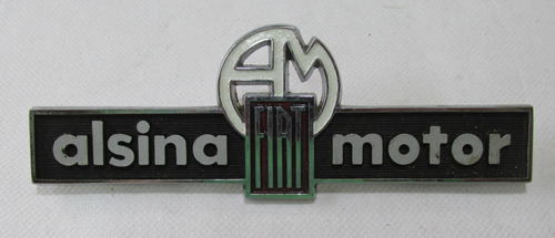 Antigau Insignia O Emblema Fiat Alsina Motor, Sin Uso