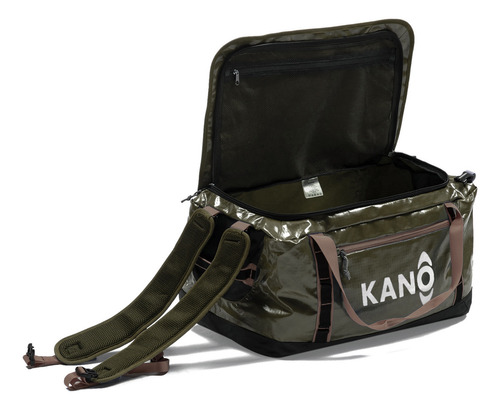 Bolso Mochila Impermeable Verde Kano Outdoor 40l Plegable Duffel Bag de Viaje