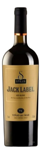 Vinho Chileno Jack Label Red Blend Bourbon Aged/ Cx 6 Un.