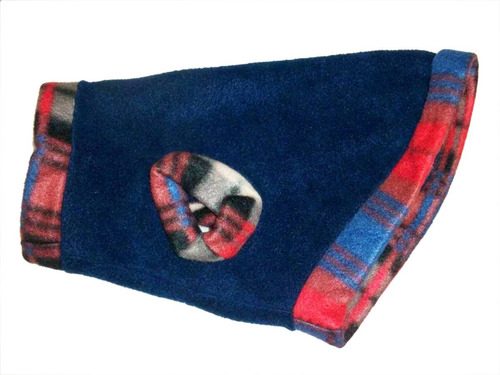 Polera Polar Para Perros Y Gatos Azulmarino/estamp2 Talla 12